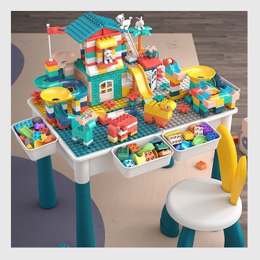 KIDS LEGO TABLE SET WITH CHAIR