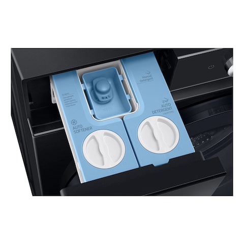 Samsung 18.5 kg/9.5 kg Front Load Washer Dryer Combo With EcoBubble, AI Wash Black And Bespoke Design, WD18B6400KV/GU