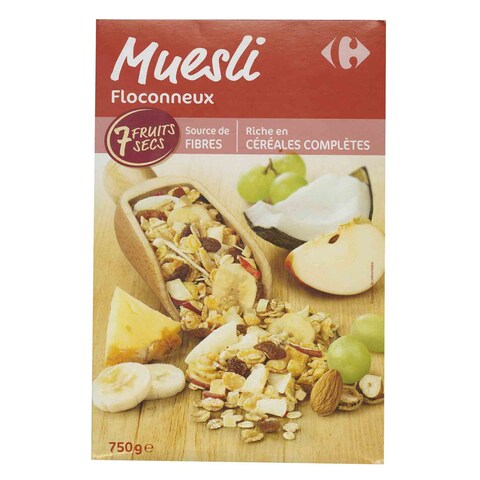 Carrefour 7 Dried Fruit Muesli Cereals 750g