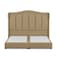 In House Shumt Linen Bed Frame - King - 200x200cm - Beige