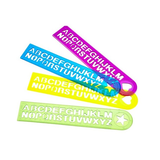 Buy Alphabet Rulers - 18cm Online | Carrefour UAE