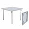 Weekender 88Cm Square Folding Table White #Ak-88