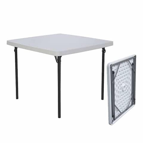 Weekender 88Cm Square Folding Table White #Ak-88