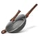 Fissman Wok Pan Capella 28cm With Glass Lid (Aluminum With Non-Stick Coating)
