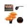 5W 4Pcs Grille Daytime Running Light, 12V Driving Fog Lamp Amber Smoked Car Front Kits, 500Lm Lumens, ABS Material with IP67 Waterproof Rating