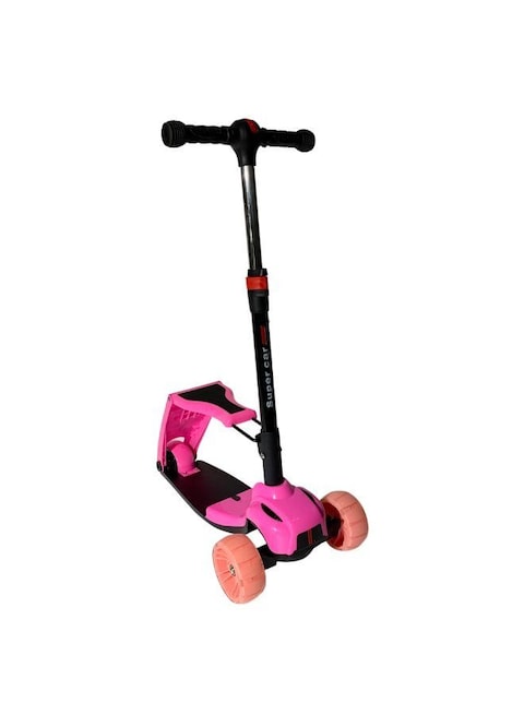 Wtrtr Folded Seat And Adjustable Handlebar Folding Kick Scooter For Kids