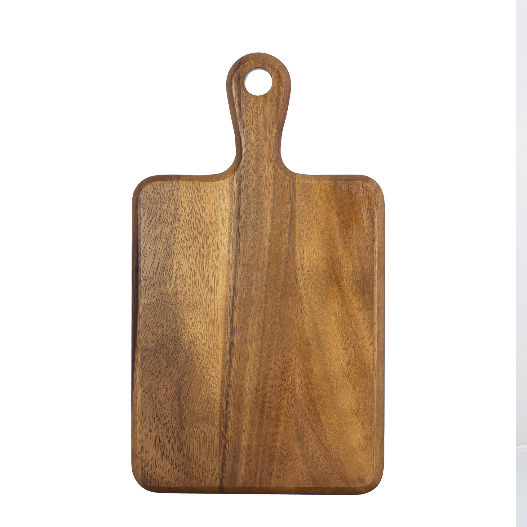 BILLI&reg; Wooden Chopping Board with Handle - Acacia Wood Pizza Peel/Cutting Board/Serving Tray, Pizza Paddle, Brown 40 X 23 X2Cm