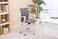 LANNY Office Desk Hydraulic Study Video Chair LK1042 GREY with Adjustable Height, Swivel 360&deg; and Wheel - Modern Computer Home Task Arms Chairs