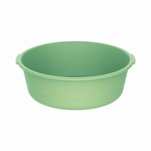 Buy Cosmoplast Basin Tub Light Green 16-inch Online | Carrefour Qatar