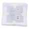 LA Collection 550 GSM Cotton Face Towels White 30x30cm 4 PCS