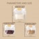 Multigrain Storage Bags, Grain Moisture-Proof Sealed Bag, Food Storage Pouches, Airtight Packaging Baggies, Reusable and Stand Up Storage for Grain, Rice, Beans, Candy, Liquid Storage, 5pcs (1.5L)