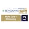 Sensodyne Multi-Care Whitening Toothpaste White 75ml Pack of 2