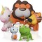 Splashez Moldfree Bath Toys For Babies 1M+ And Toddlers, 5 Pack Animal No Holes Toys, Non Squirting Tub, Beach, Pool, Bpa-Free, Dishwasher-Safe, Infant Bathtub
