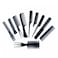 Generic-10 sets of hairdressing comb anti-static massage comb straight hair smooth hair comb environmental protection plastic hair comb wholesale custom black