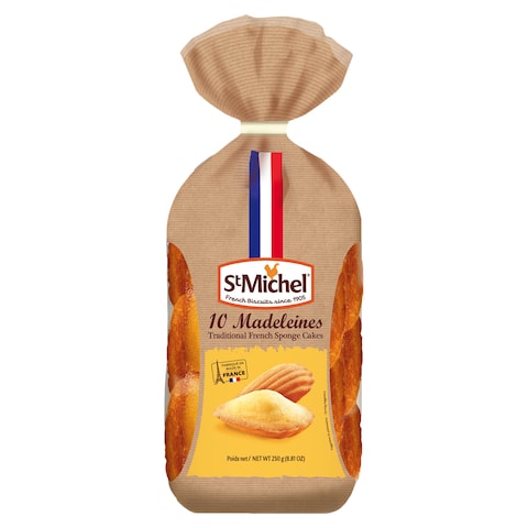 St Michel 10 Madeleines French Sponge Cakes 250g