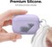 Elago Liquid Hybrid Hang designed for AirPods Pro case cover with Carabiner - Lavender