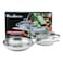 Wacokware Stainless Steel Cookware Set 3 PCS
