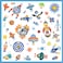 Djeco Interstellar Stickers