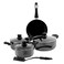 Royalford Non Stick Cooking Set 8 pcs Grey
