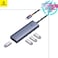 Baseus 4 In 1 Port USB C Hub To USB 3.0 Extension Compatible For MacBook Pro Air Samsung S22 Ultra Huawei Mate XS 2 P50 MateBook LG Chromebook iPad Pro Air 5 Dell XPS 15 Space Grey
