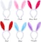 Aneco 7 Pack Plush Bunny Ears Hairbands Rabbit Ears Headband For Easter Party Favor Or Costume Decoration