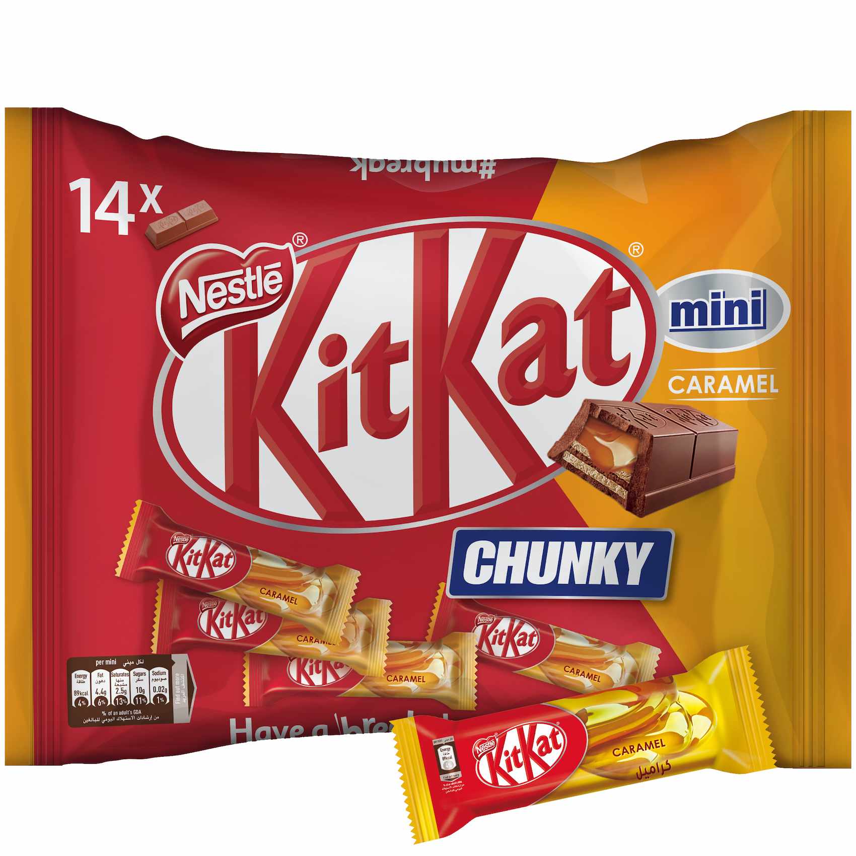 Kitkat Mini Mix Buy Nestle Kitkat Chunky Mini Caramel Chocolate Bar 250g Online ...