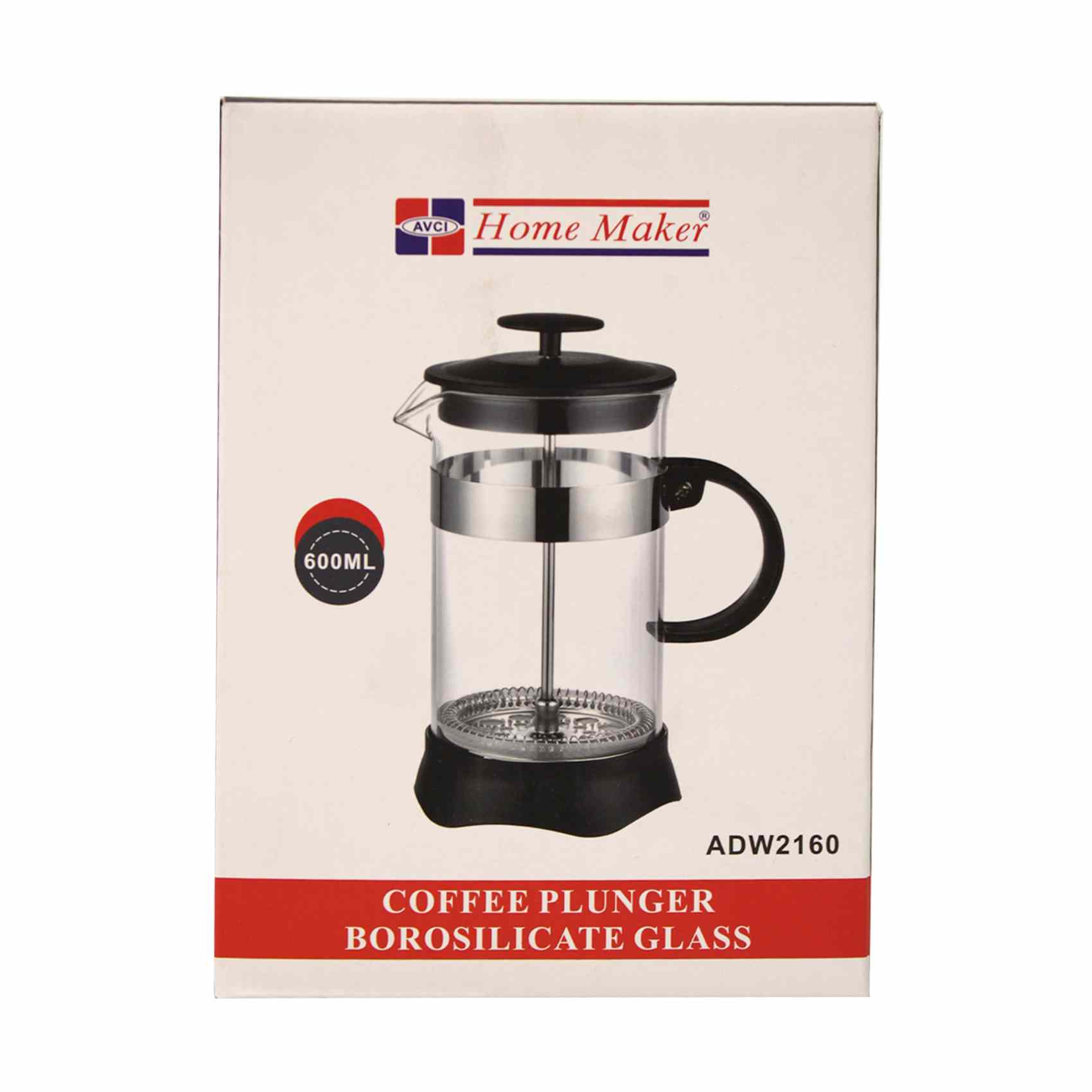 Ahm Bsc. Glass French Press 600Ml