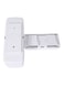 Generic Automatic Toothpaste Dispenser And Toothbrush Holder White 155x60x60centimeter