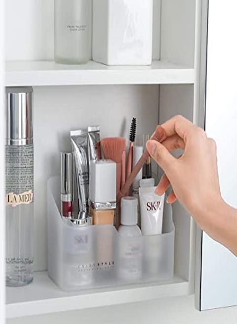 Multifunctional Bathroom Storage Box White