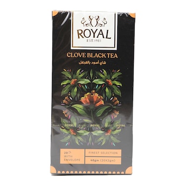 رويال شاي أسود بالقرنفل - 20 كيس شاي