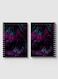 Lowha Spiral Notebook With 60 Sheets And Hard Paper Covers With Mix Colorful Rock Texture Design, For Jotting Notes And Reminders, For Work, University, School