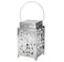 Lantern for block candle, silver-colour32 cm