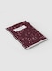 Lowha Spiral Notebook With 60 Sheets And Hard Paper Covers With Terrazzo Style Design, For Jotting Notes And Reminders, For Work, University, School