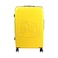 Biggdesign Cats Carry On Luggage, Hardshell Luggage with Spinner Wheel, Travel Suitcase, Lock System, Lightweight, Yellow, Small, 24 Inch