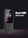Nokia 106 Dual SIM Dark Grey 4MB 2G