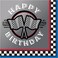 Racing Happy Birthday Luncheon Happy Birthday Napkins 16 pcs