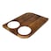 Wooden Serving Board With 2 Bowl 28x40x2.5cm