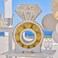 Engagement Ring Balloon Mosaic Stand Decoration