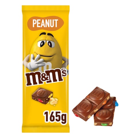 M&amp;M&#39;s Peanut Chocolate Bar 165g