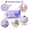 Nohoo Kids 16 Inch School Bag with Lunch Bag, Handbag and Pencil Case (Set of 4) Mermaid - Purple