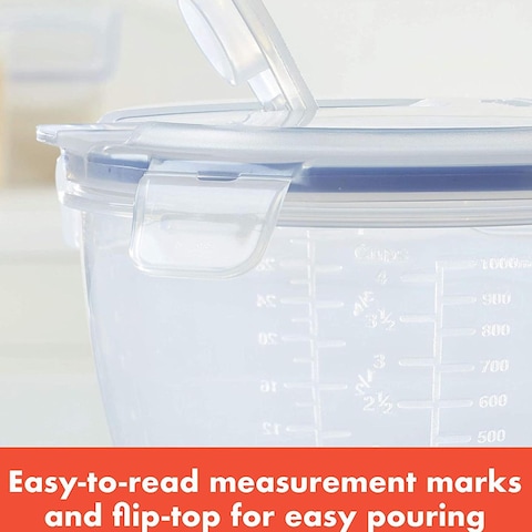 Lock &amp; Lock Special Measuring Cup HPL982 Clear And Blue 1L