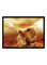 Spoil Your Wall Lion Poster With Frame Orange/Yellow/Red 55x40cm
