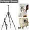 Generic Artists Easel Stand Metal Foldable Tripod Adjustable Height 20 Inches To 61 Inches With Portable Bag Art Supplies For Floor/Table-Top Drawing Painting Sketching Display