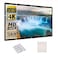 Wownect Projector Screen, 150 inch 16:9 Foldable Anti-Crease 4K Full HD Home Theater Projection Screen For Office Presentation Indoor Outdoor Movie Curtain Gaming Screen