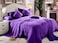 Comfy - Faux Luxe Fur 6pcs Comforter Set - Purple
