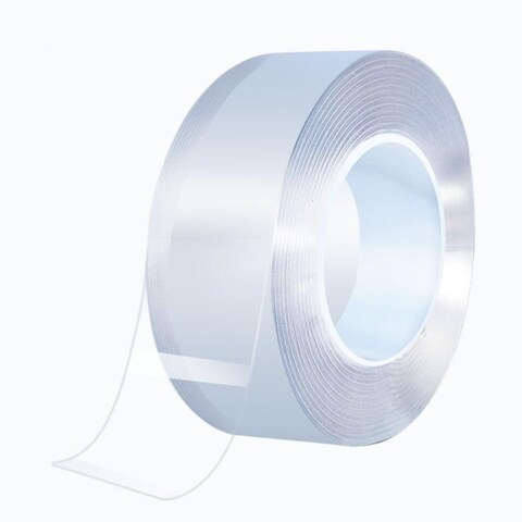 Lavish [ 1 Piece ] 3M Nano Transparent Reusable Waterproof Adhesive Double Sided Tape