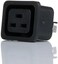 C19 Panel Mount Plug Connector Socket; High-Power Screw Mounting Hole Plug