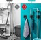 SHOWAY Broom Mop Holder Wall Mount, Wall - Mount - Mop Clips 4 Pack Self-Adhesive Mop Grippers Heavy Duty Broom Hanger for Laundry Room Garden Tool Holder Bathroom Accessories (Black)