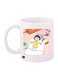 Bp Chibi Maruko Chan Printed Mug White/Pink/Yellow Standard Size