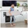 Ironing Board with Large 34 x 100'' Ironing Surface with Heat Resistant Cover And 100% Cotton Cover, 7 Adjustable Heights Ironing Board For Home Laundry Room Use